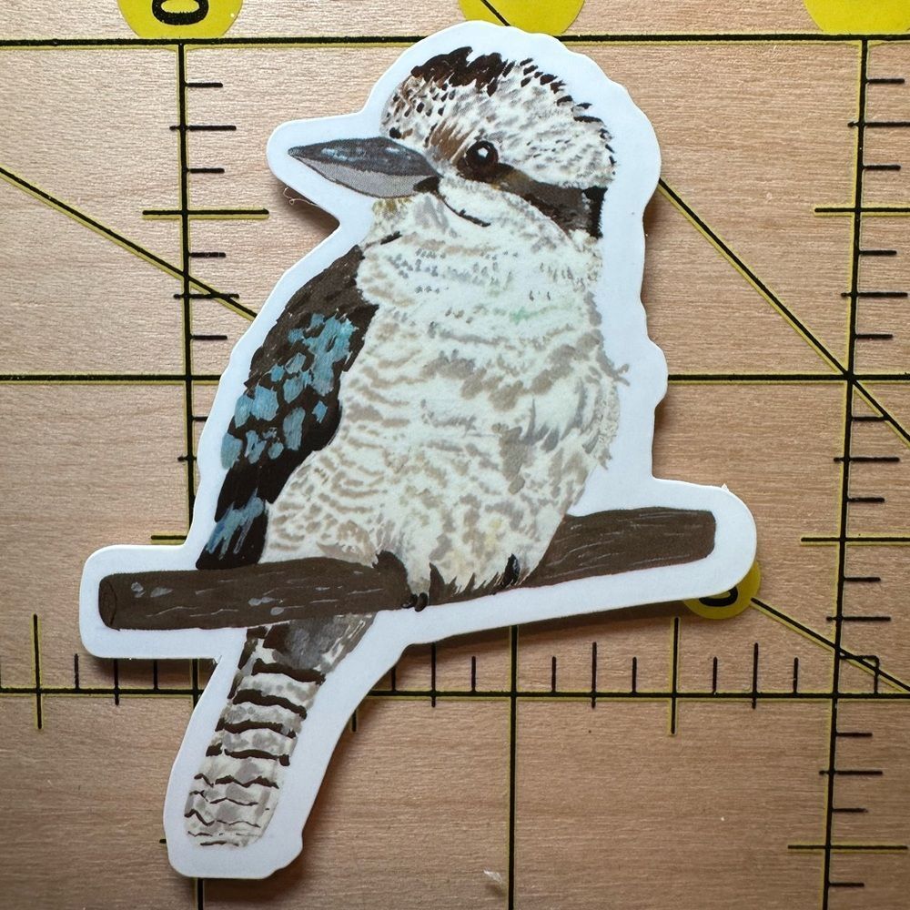 💜13/$13 +Bundle Sticker Sale | Blue White Bird Animal Waterproof Sticker